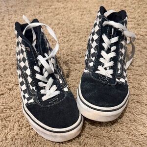 Vans Kids Sneakers Black and White Checkered